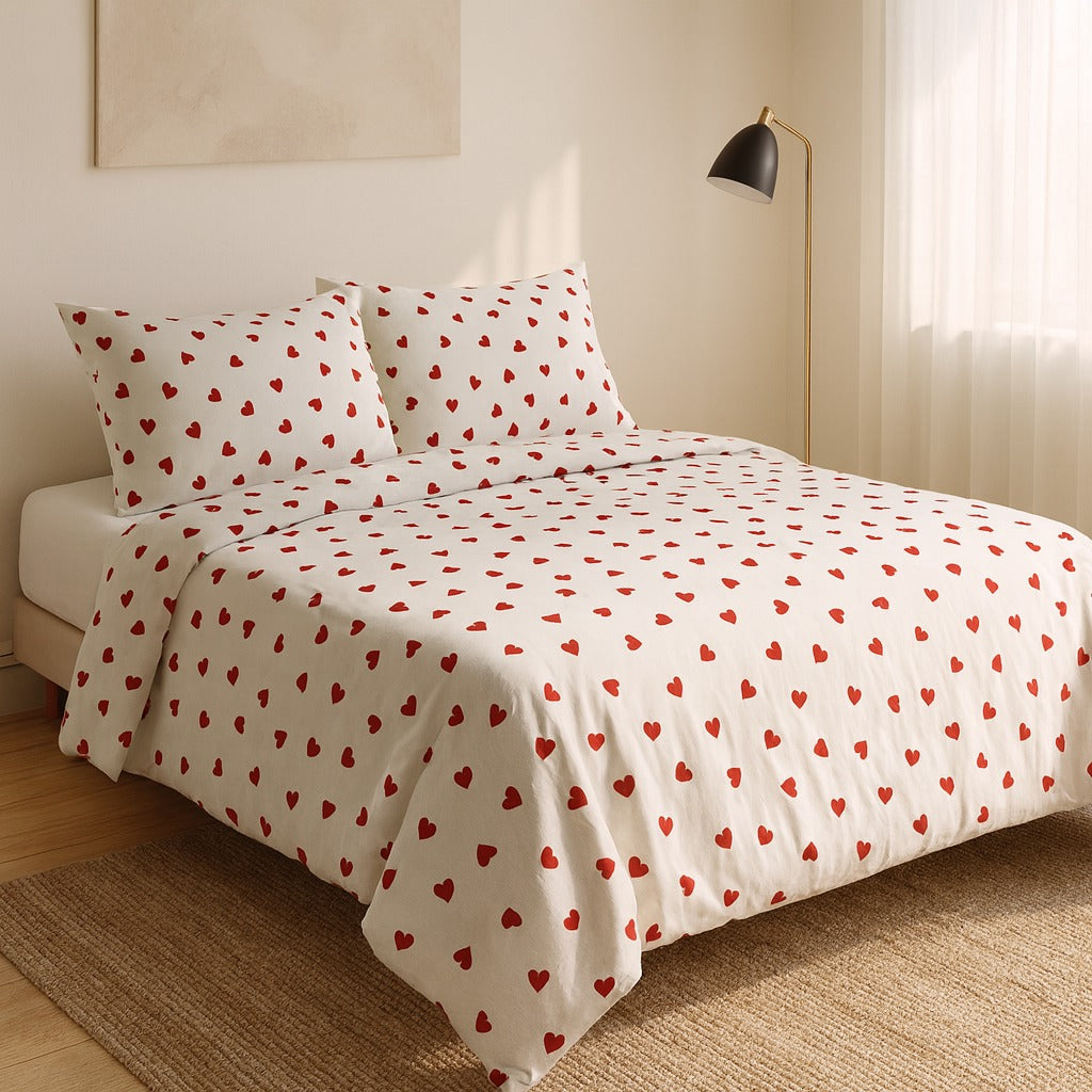 Printed Bedsheet DoubleBed 100% Cotton by Pinsstripe