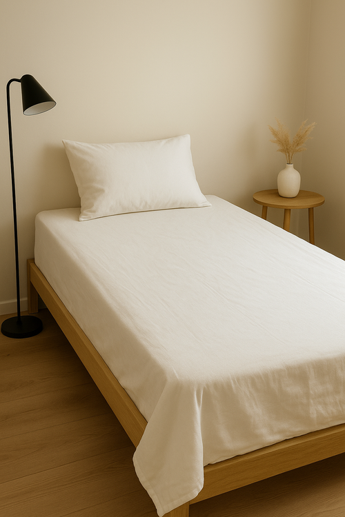 Dyed Bedsheet by Pinsstripe– Single Bed- 100% Cotton