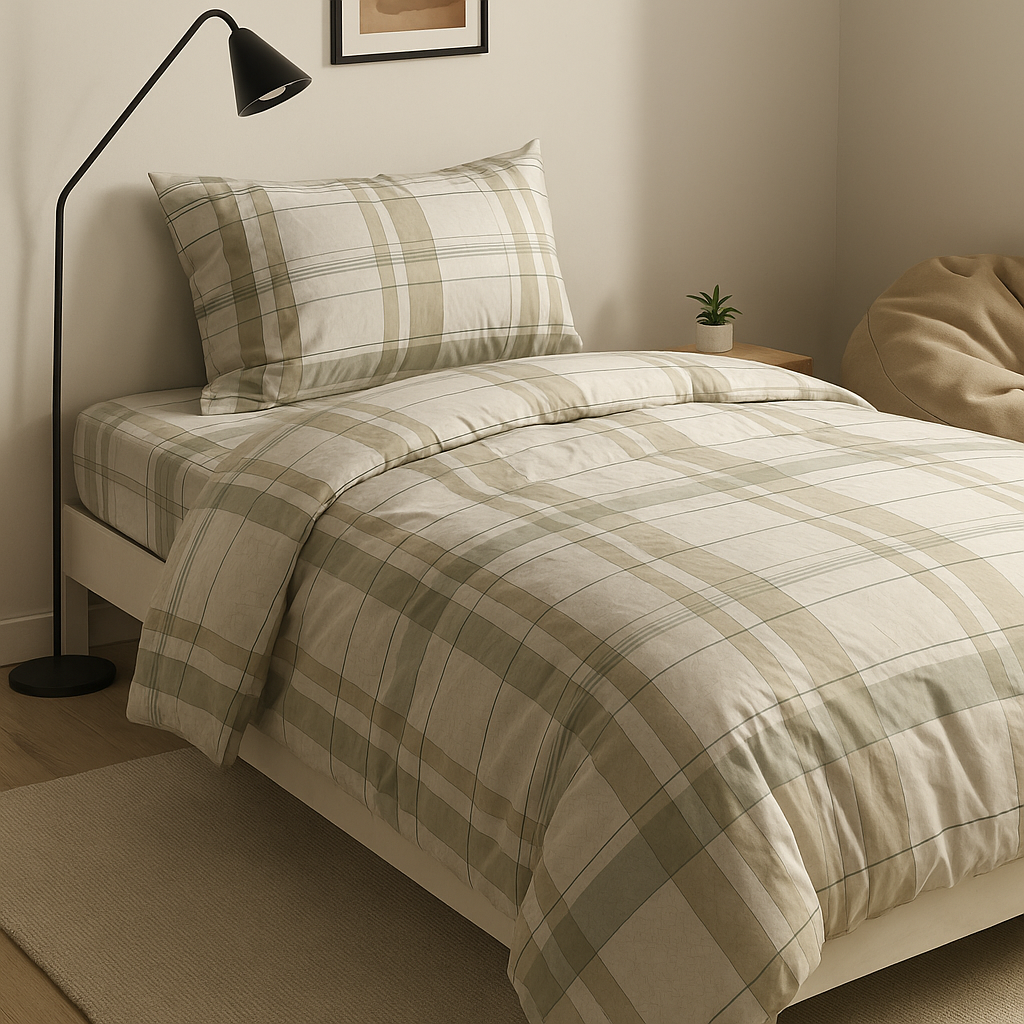 Comforter Set by Pinsstripe – for single bed-3 pc cotton