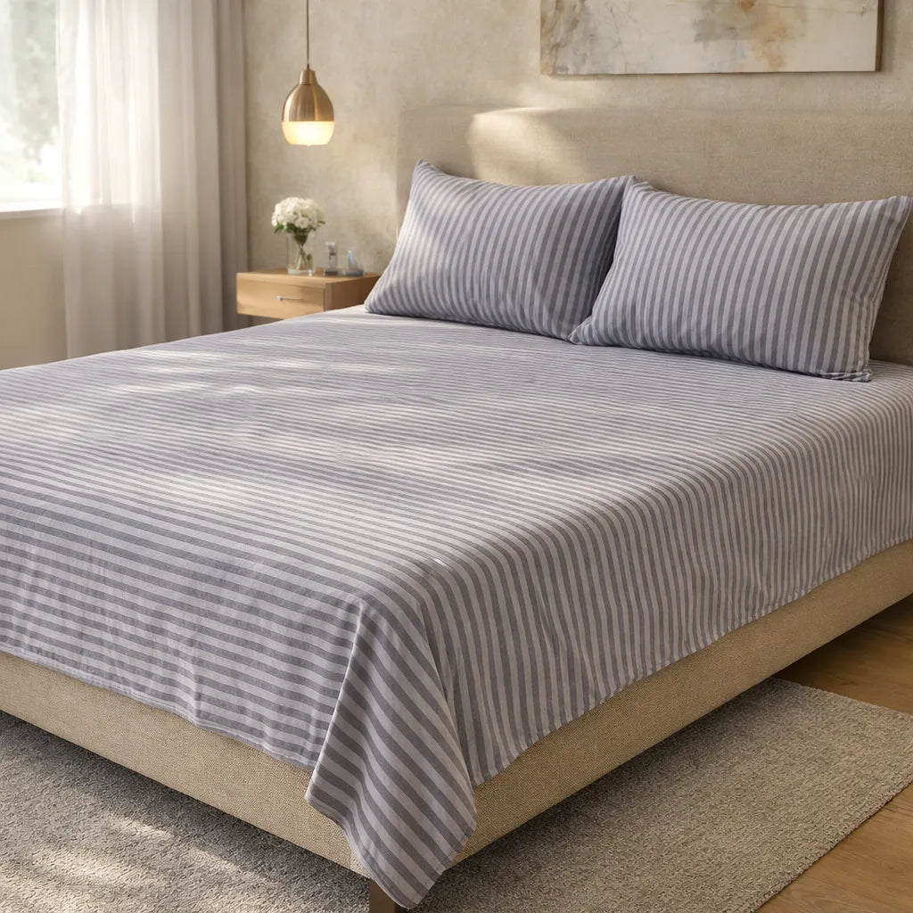 Printed Bedsheet – DoubleBed-100% Cotton by Pinsstripe