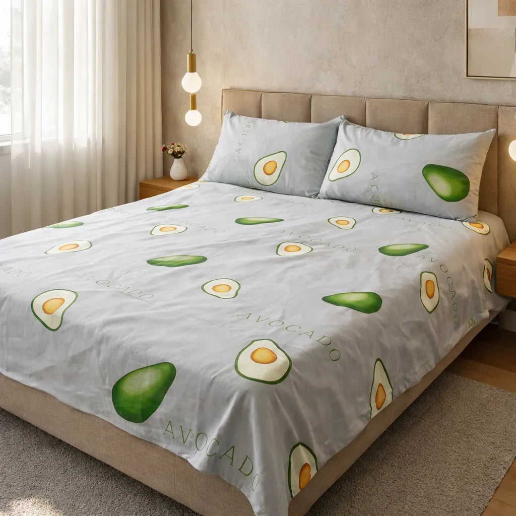 Printed Bedsheet – DoubleBed-100% Cotton by Pinsstripe