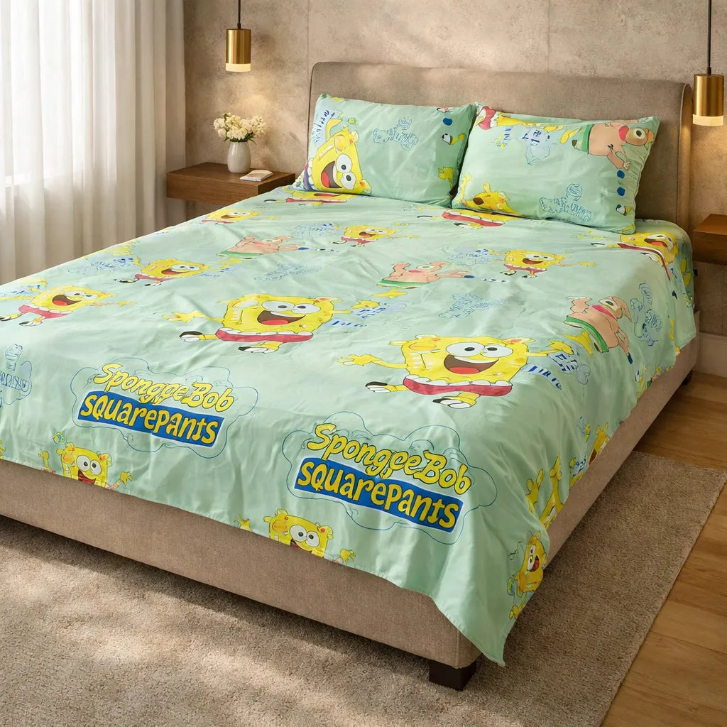 Printed Bedsheet – DoubleBed-100% Cotton by Pinsstripe