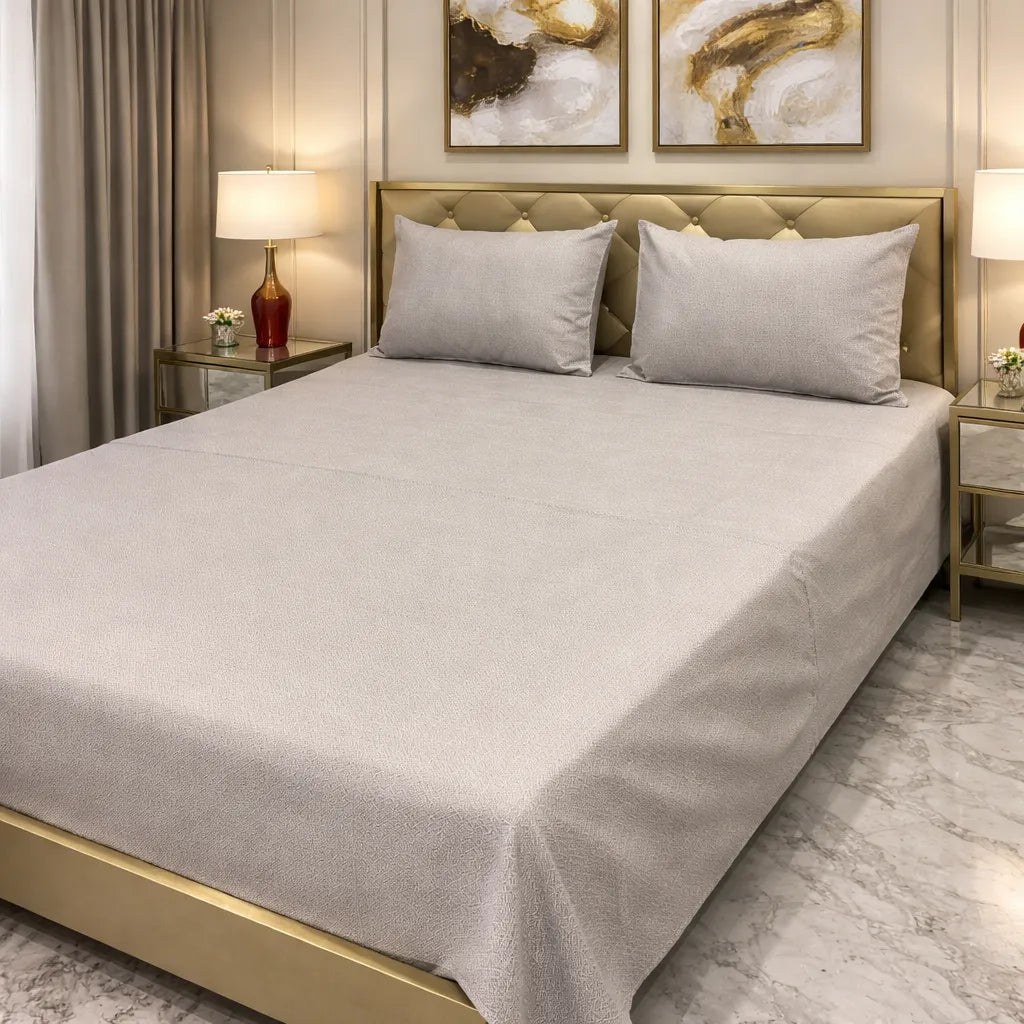 Printed Bedsheet DoubleBed 100% Cotton by Pinsstripe