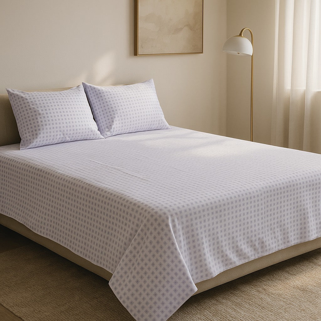 Printed Bedsheet – DoubleBed-100% Cotton by Pinsstripe