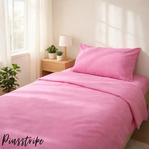 Dyed Bedsheet in Percale Cotton - Solid colours By Pinsstripe