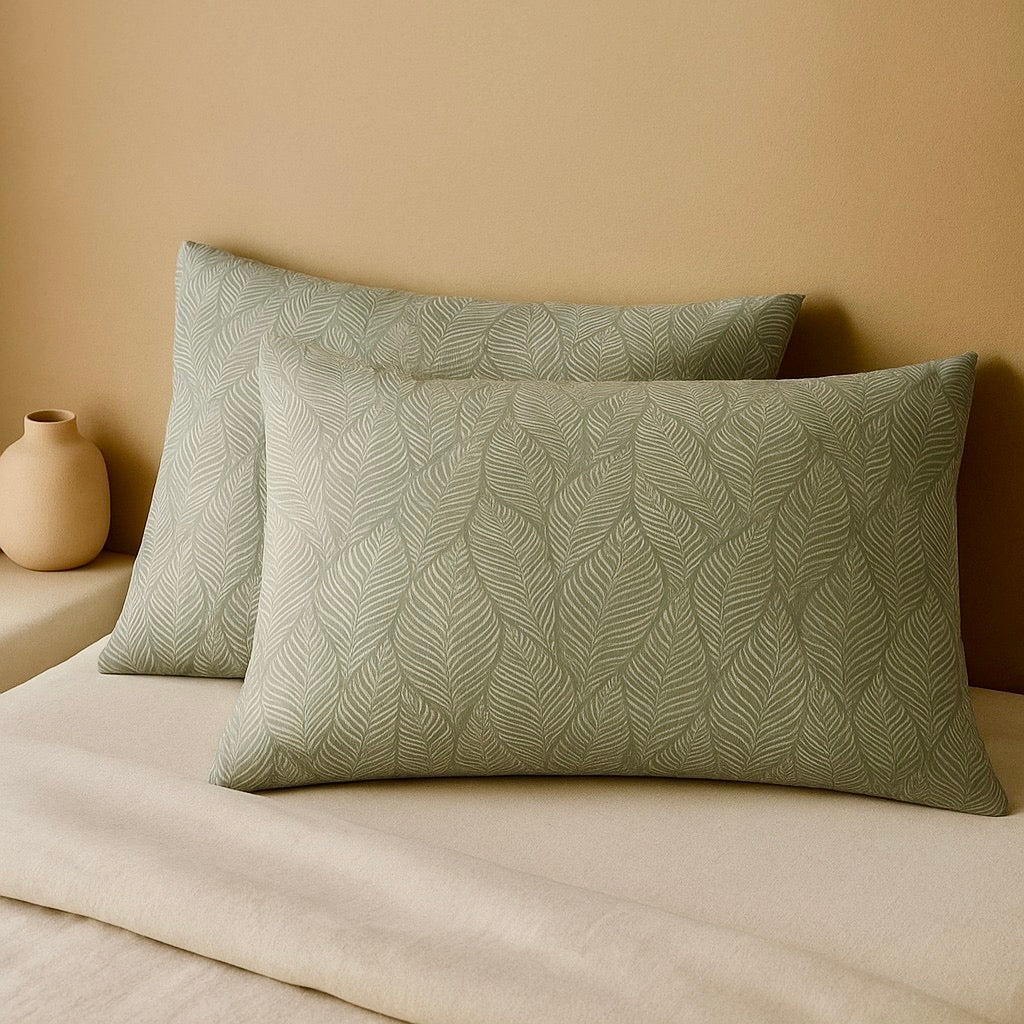 Pillow Covers by Pinsstripe – Pack of 2 – Pure Cotton