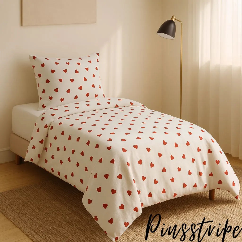 Trending Red Hearts pinterest Design in Cotton by Pinsstripe