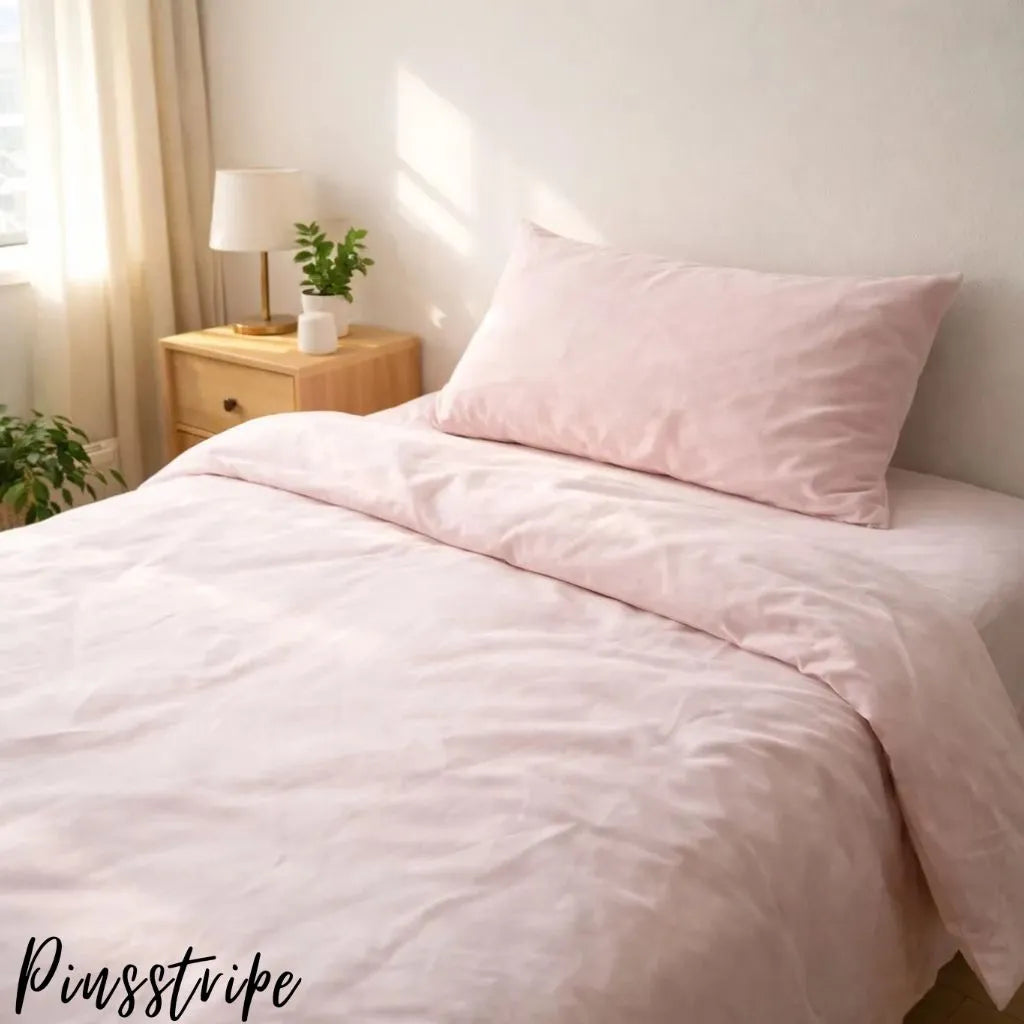 Dyed Bedsheet in Percale Cotton - Solid colours By Pinsstripe