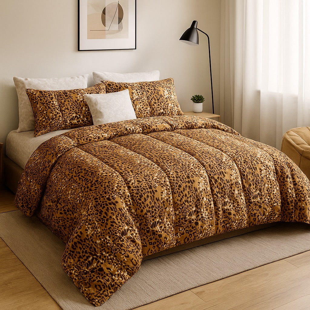 Razai Set-6pc-Pure Cotton-Double Bed by Pinsstripe