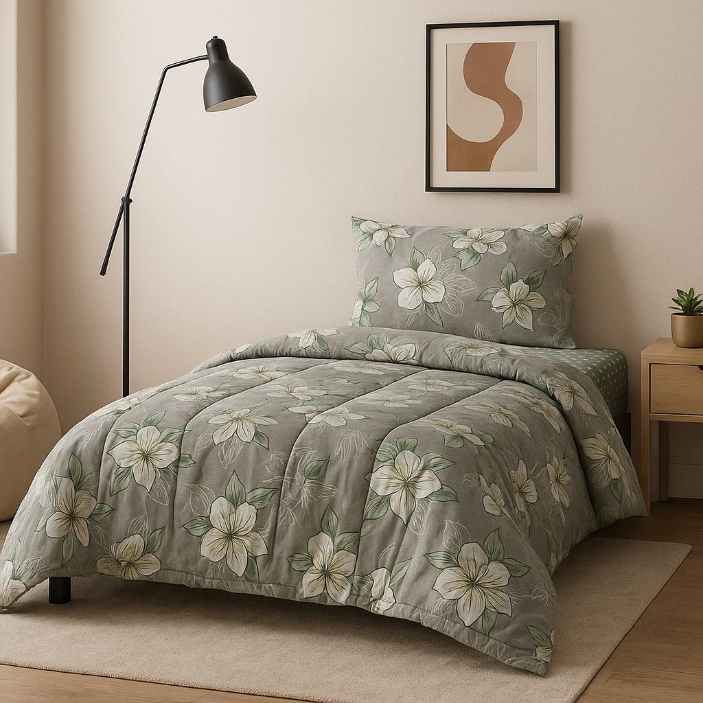 Comforter Set by Pinsstripe – for single bed-3 pc cotton