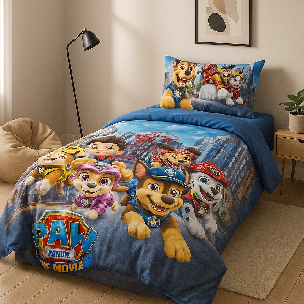 Comforter Set for Kids in cotton-Single Bed by Pinsstripe