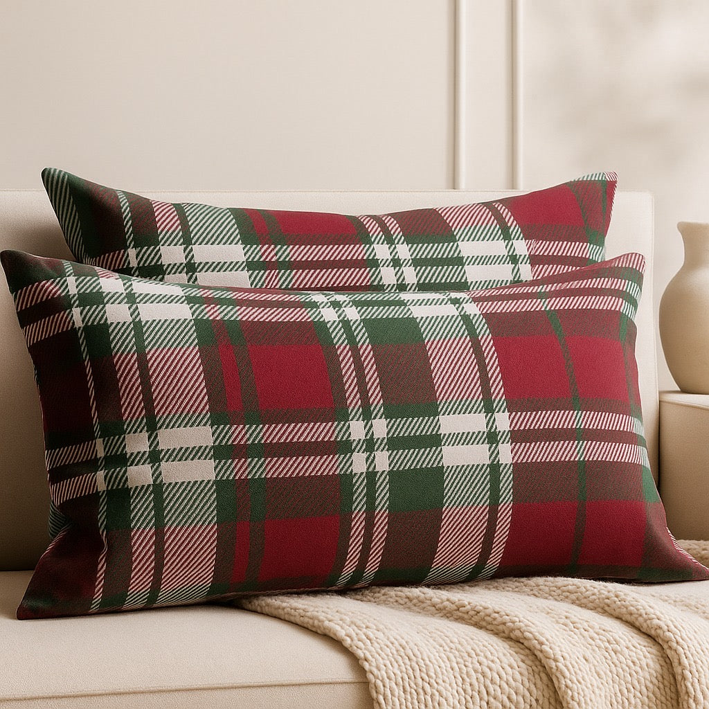 Pillow Covers by Pinsstripe – Pack of 2 – Pure Cotton