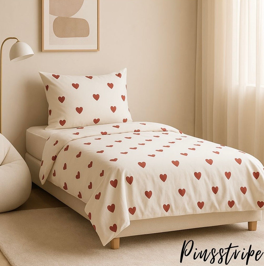 Pinsstripe Printed Bedsheet – Single Bed, 100% Cotton