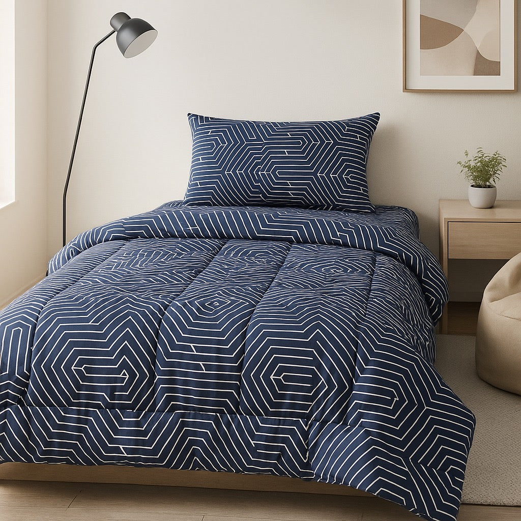 Razai Set by Pinsstripe – for single bed-3 pc cotton