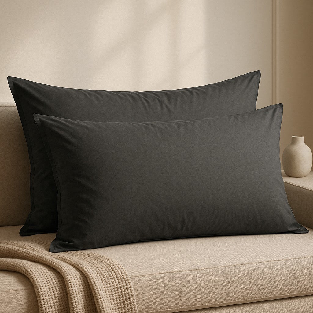 Pillow Covers by Pinsstripe – Pack of 2 – Pure Cotton