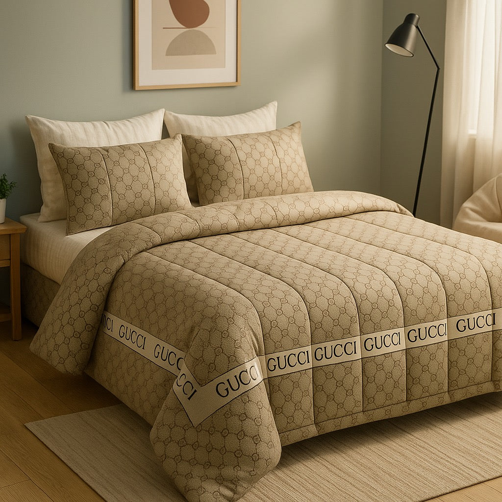 Comforter Set-6pc-Pure Cotton-Double Bed by Pinsstripe