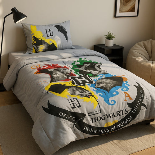 Comforter Set for Kids in cotton-Single Bed by Pinsstripe