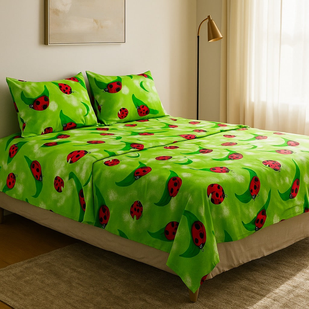 Printed Bedsheet – DoubleBed-100% Cotton by Pinsstripe