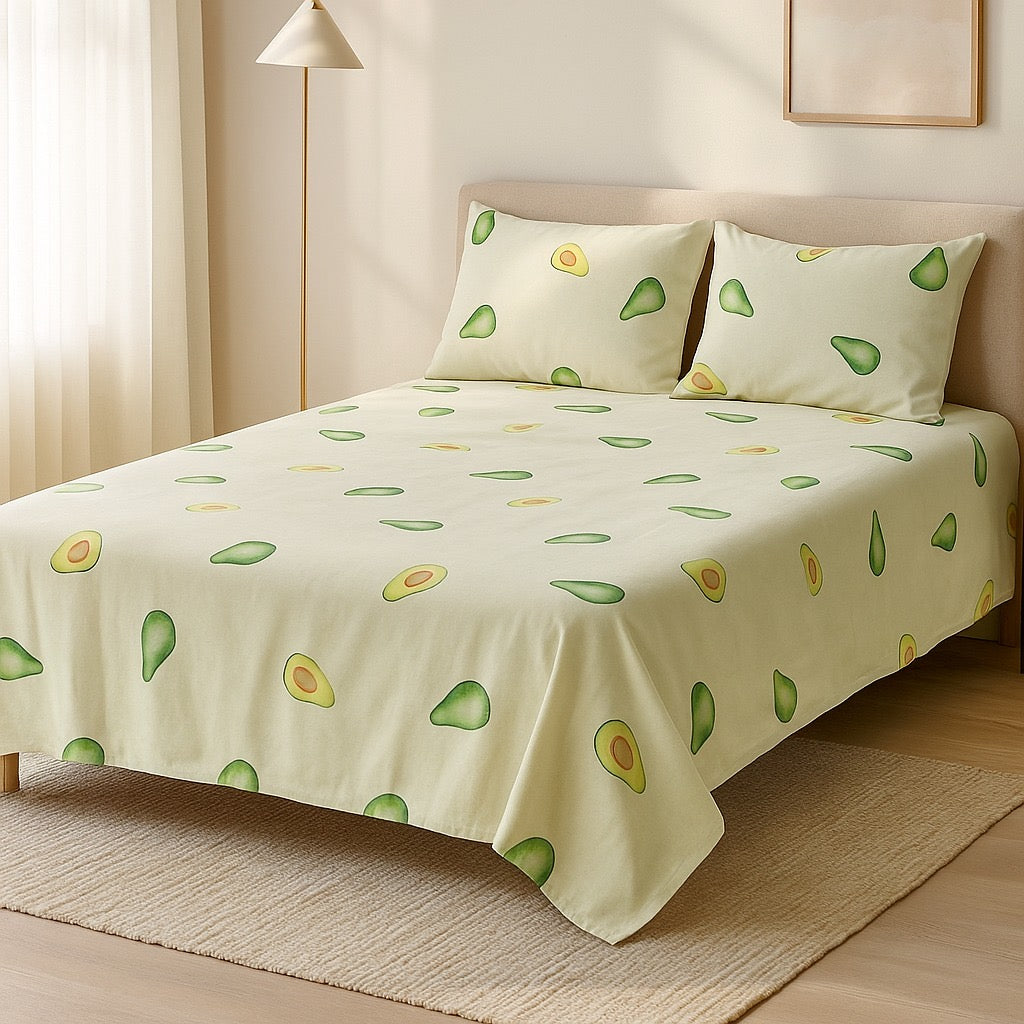 Printed Bedsheet – DoubleBed-100% Cotton by Pinsstripe