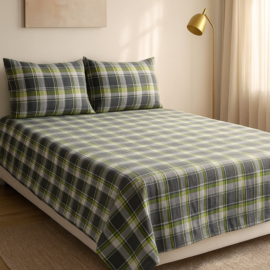 Printed Bedsheet – DoubleBed-100% Cotton by Pinsstripe