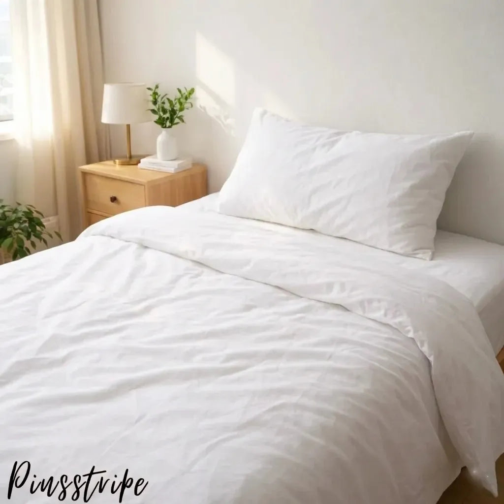 Dyed Bedsheet in Percale Cotton - Solid colours By Pinsstripe