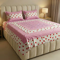 Patched Bedsheet by Pinsstripe– For Double Bed-100% Cotton