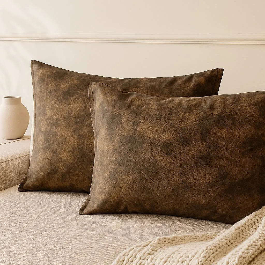 Pillow Covers by Pinsstripe – Pack of 2 – Pure Cotton