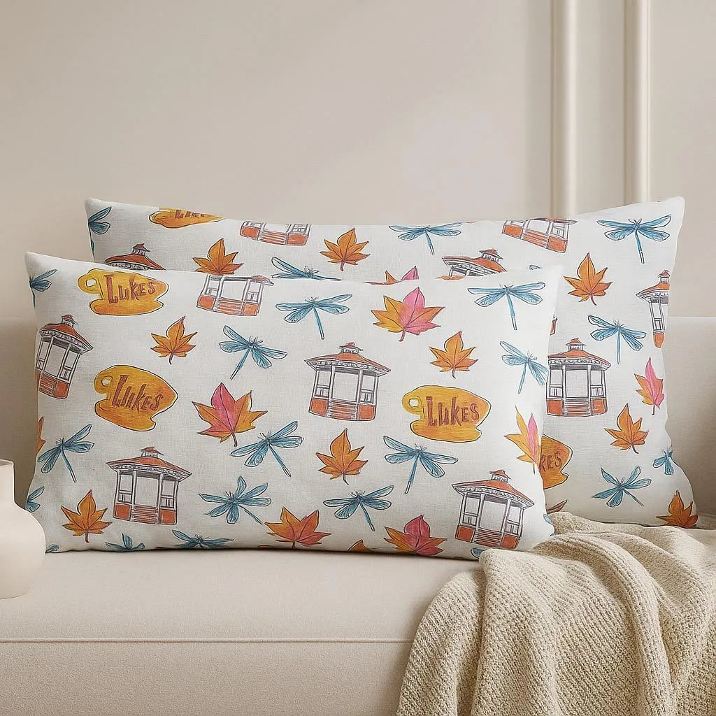 Pillow Covers by Pinsstripe – Pack of 2 – Pure Cotton