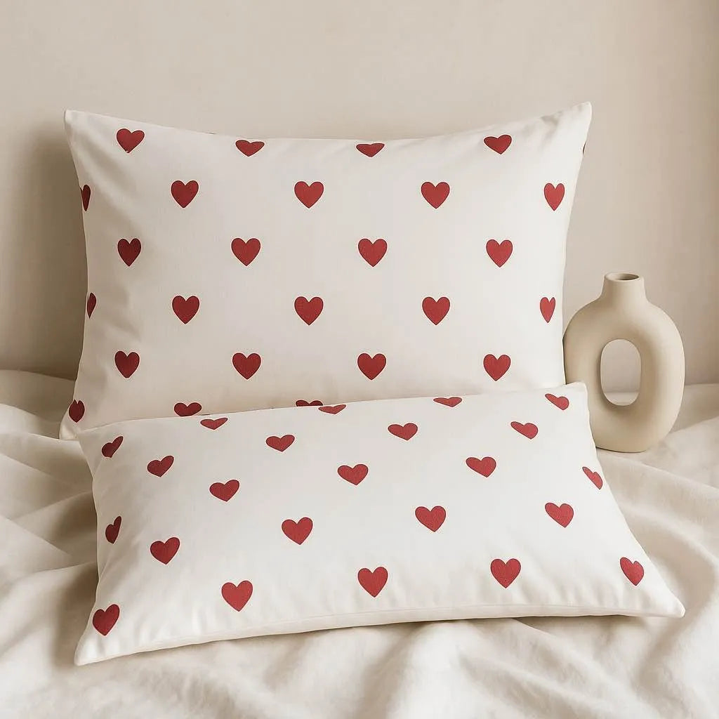 Pillow Covers by Pinsstripe – Pack of 2 – Pure Cotton