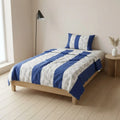 Patched Bedsheet by Pinsstripe – Single Bed, 100% Cotton