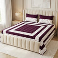 Patched Bedsheet by Pinsstripe– For Double Bed-100% Cotton