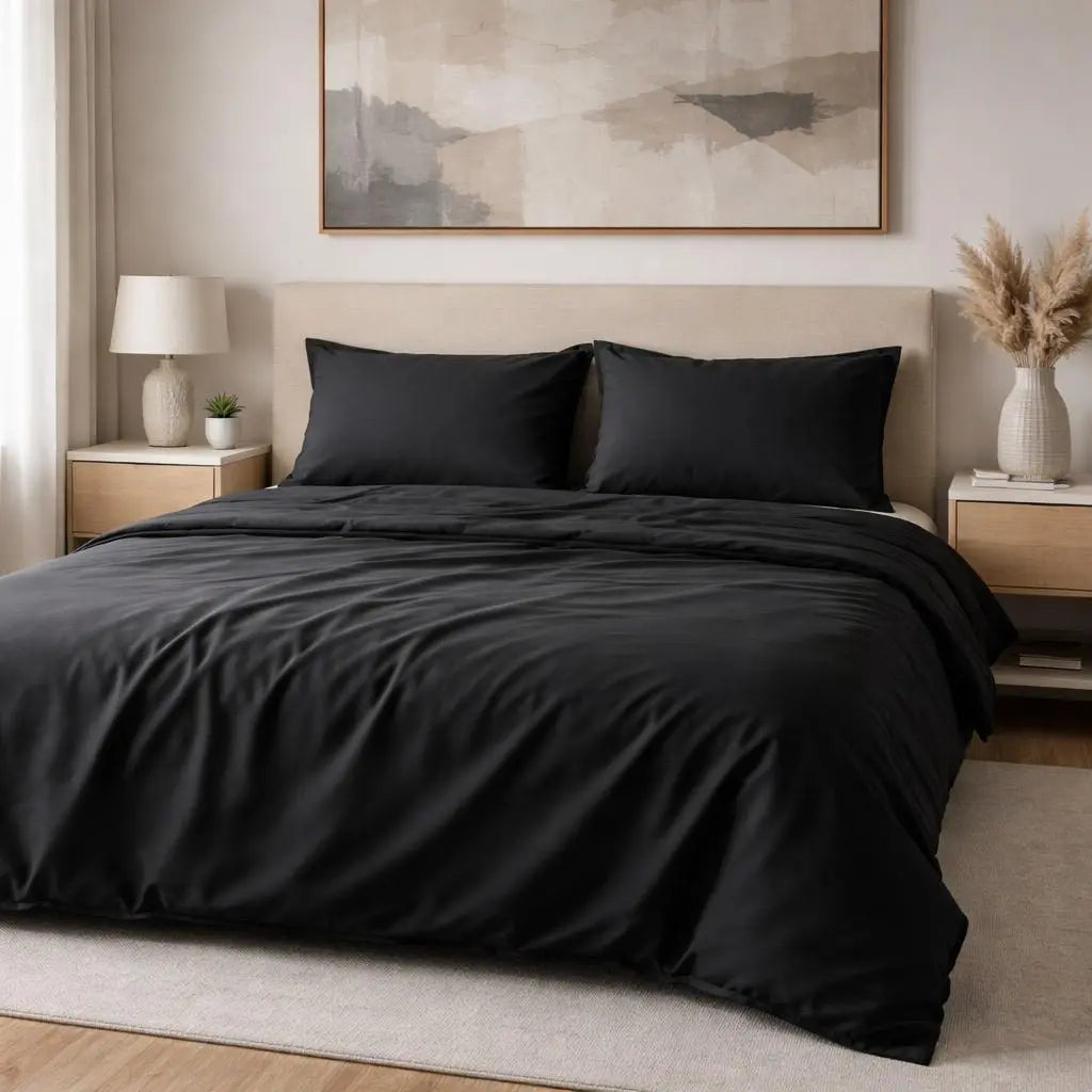 Dyed Bedsheet in Cotton -Single bed -Solid colours By Pinsstripe