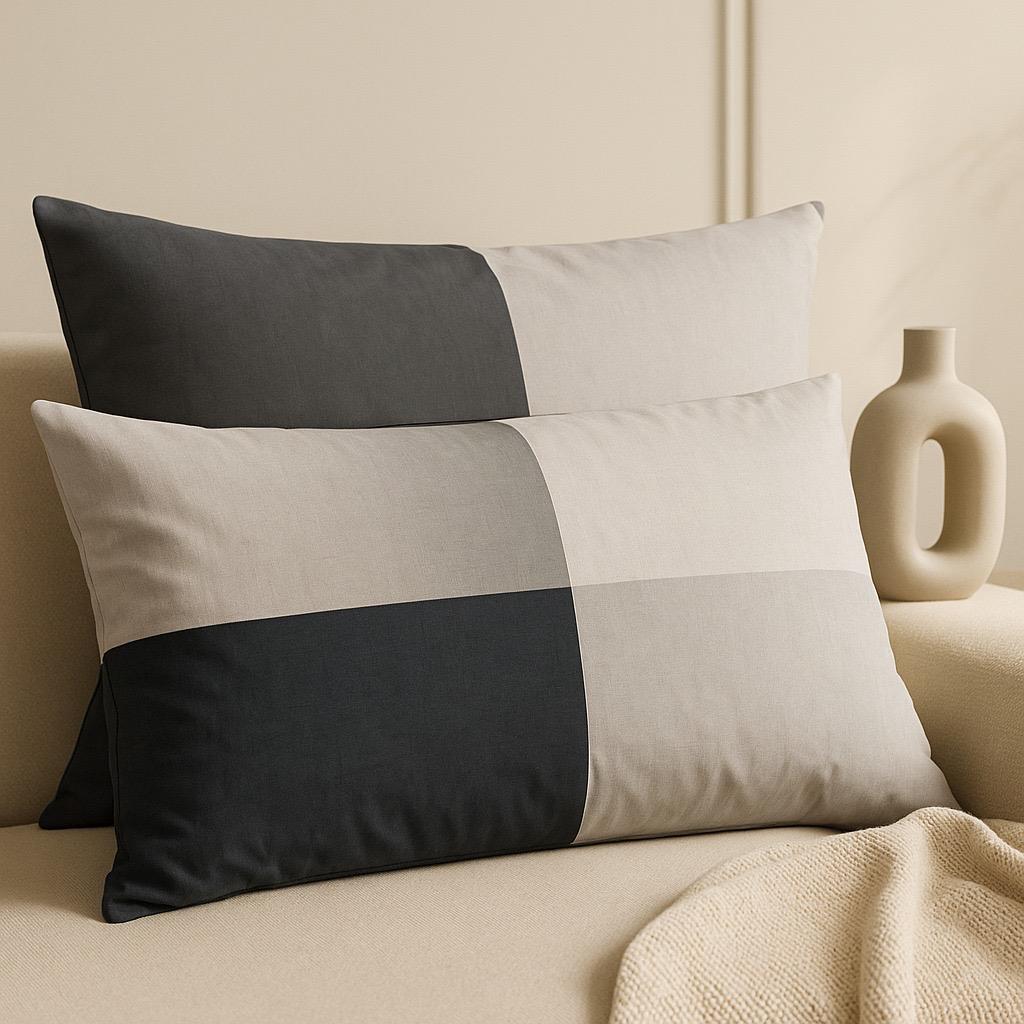 Pillow Covers by Pinsstripe – Pack of 2 – Pure Cotton