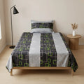 Patched Bedsheet by Pinsstripe – Single Bed, 100% Cotton
