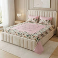 Patched Bedsheet by Pinsstripe– For Double Bed-100% Cotton