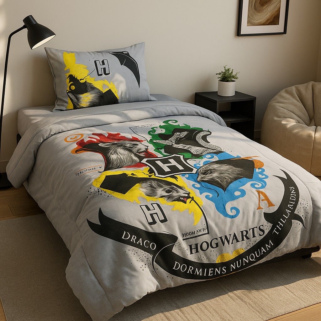 Comforter Set for Kids in cotton - Single Bed by Pinsstripe - Pinsstripe