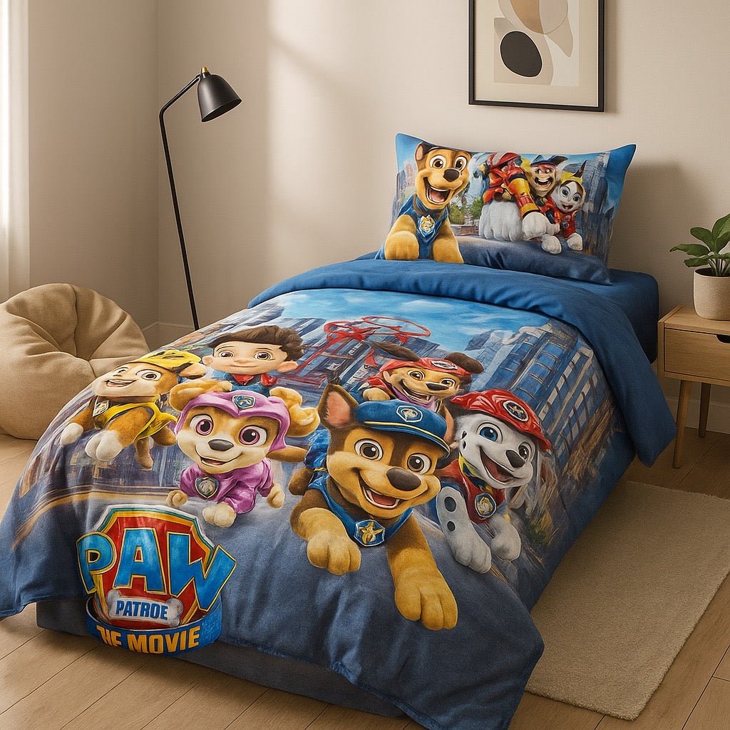 Comforter Set for Kids in cotton - Single Bed by Pinsstripe - Pinsstripe