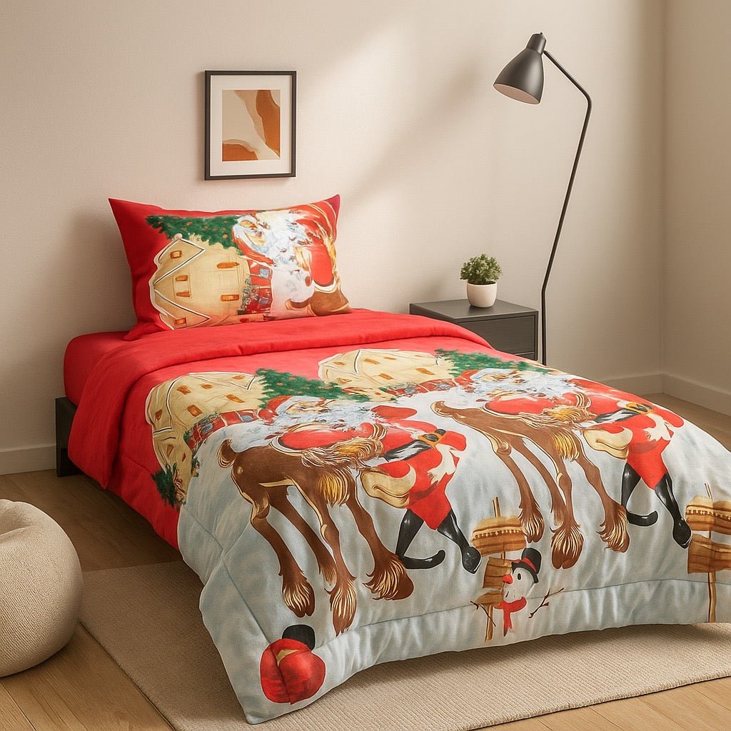 Comforter Set for Kids in cotton - Single Bed by Pinsstripe - Pinsstripe