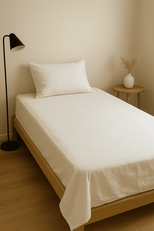 Dyed Bedsheet by Pinsstripe– Single Bed - 100% Cotton - Pinsstripe