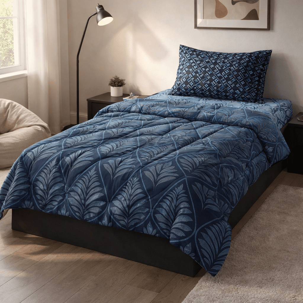 Razai Set by Pinsstripe – for single bed - 3 pc cotton - Pinsstripe