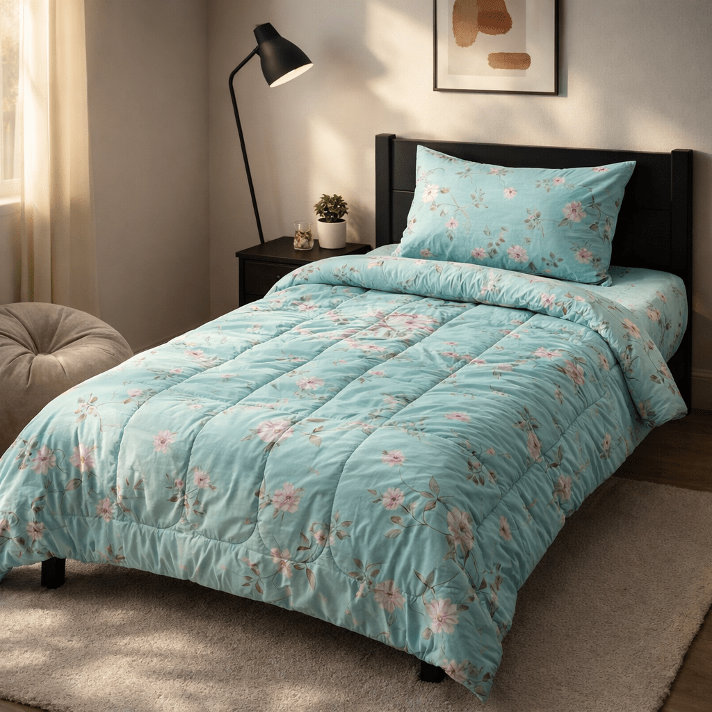 Razai Set by Pinsstripe – for single bed - 3 pc cotton - Pinsstripe