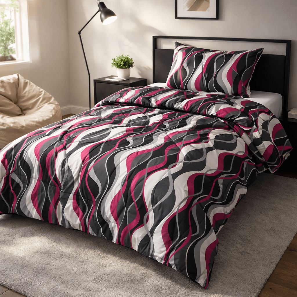 Razai Set by Pinsstripe – for single bed - 3 pc cotton - Pinsstripe