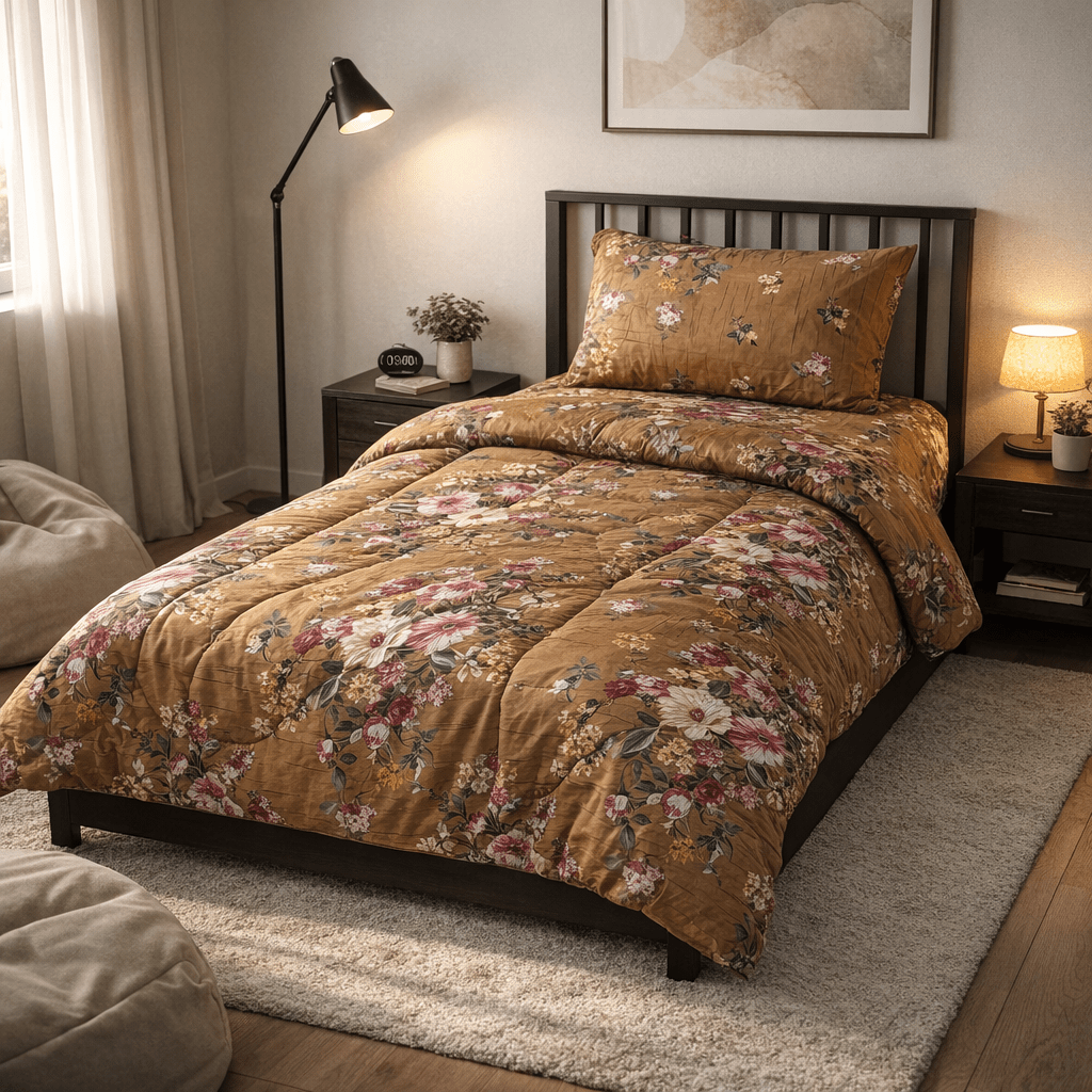 Razai Set by Pinsstripe – for single bed - 3 pc cotton - Pinsstripe