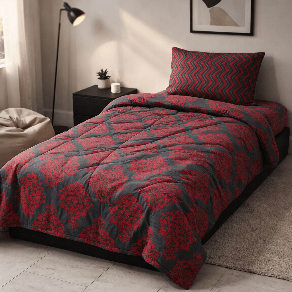 Razai Set by Pinsstripe – for single bed - 3 pc cotton - Pinsstripe