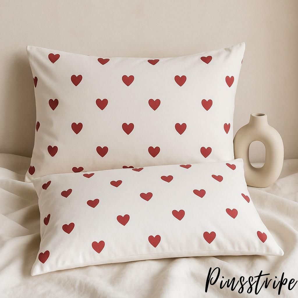 Trending Red Hearts pinterest Design in Cotton by Pinsstripe - Pinsstripe