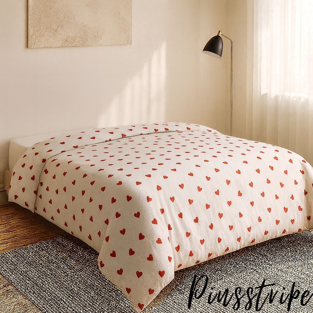 Trending Red Hearts pinterest Design in Cotton by Pinsstripe - Pinsstripe