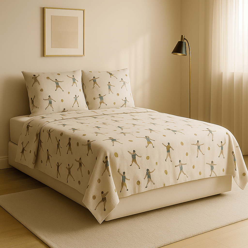 Ultra Premium King bed bedsheet in cotton sattin by Pinsstripe - Pinsstripe